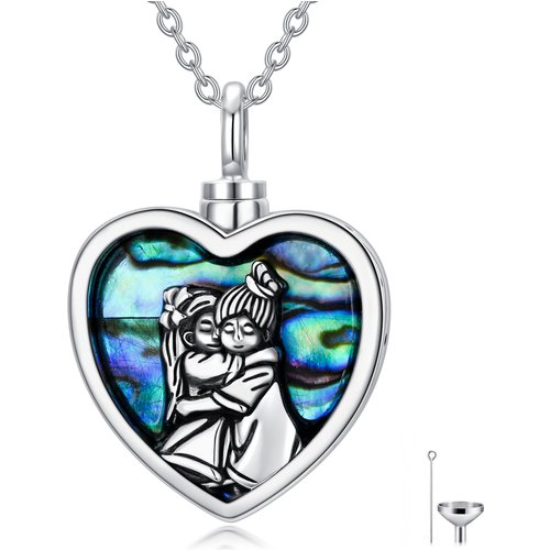 Sterling Silver Sisters Crystal Pendant Necklace