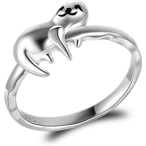 Sterling Silver Sloth Ring