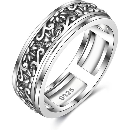 Sterling Silver Sunflower Ring