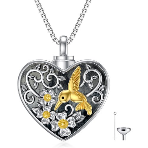 Sterling Silver Urn Necklace for Ashes