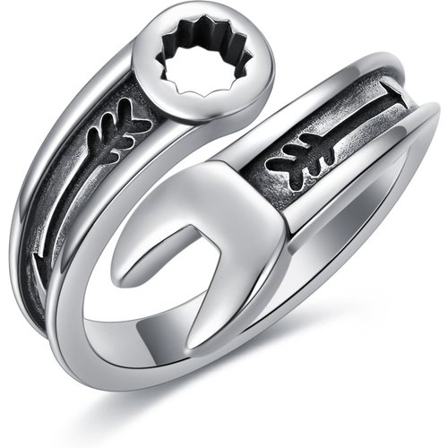 Sterling Silver Wrench Open Ring
