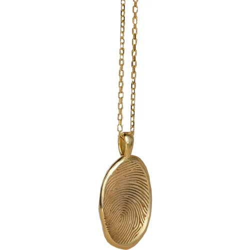 Sterling Silver with Yellow Gold Plated Personalized Photo Pendant Necklace