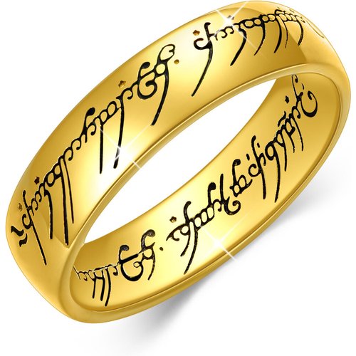 Sterling Silver with Yellow Gold Plated Round Circle Ring