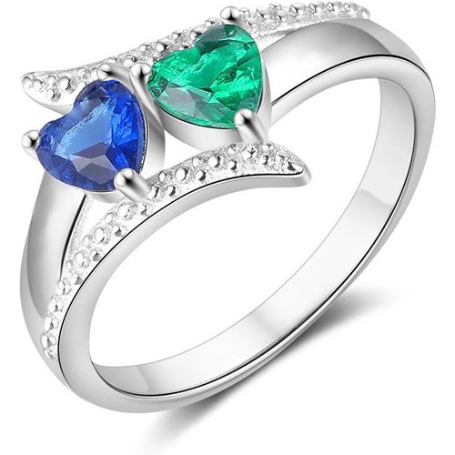 Sterling Silver Zircon Birthstone Ring