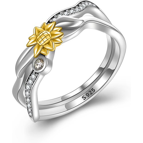 You are My Sunshine Sunflower Ring