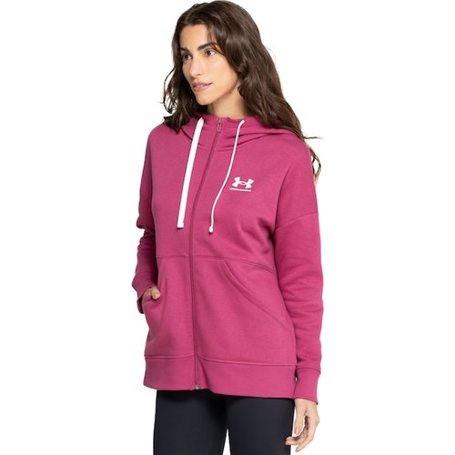 Jaqueta de Moletom Feminino Under Armour com Capuz Rival Fleece