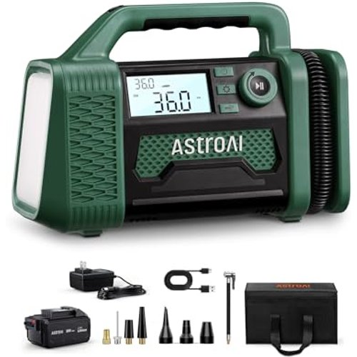 Astroai TC3 Air Compressor Portable Tire Inflator Offroad Air Compressor for Truck 150PSI with Digital Display Air Pump for Car Heavy Duty