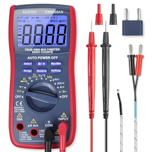 DM6000AR Digital Multimeter TRMS 6000 Counts | AstroAI