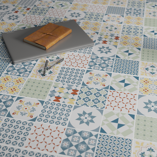 Suelo vinílico clic forte elin colour bl000 artens