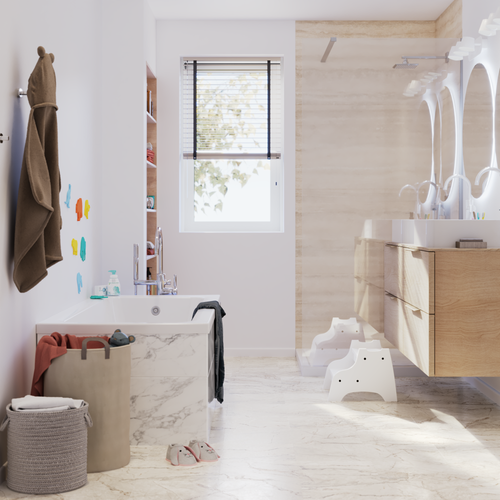 Suelo vinílico spc click artens forte 4mm blush