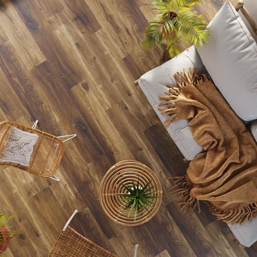 Suelo vinílico spc clic barranca extrem efecto madera oscura nat315 artens