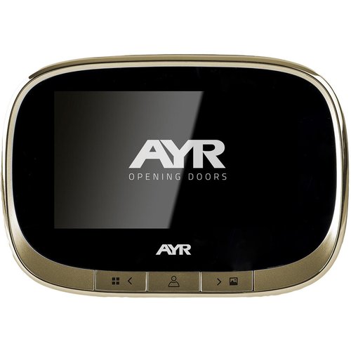 AYR 764 mirilla digital con gran pantalla LCD de 4,3 pulgadas, sensor de movimiento, visión nocturna y grabación, a la venta en Leroy Merlin