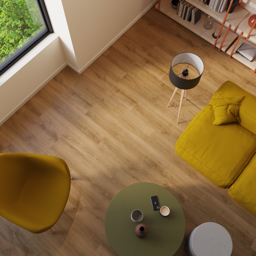 Suelo vinílico spc clic extrem norfolk marrón artens nat360