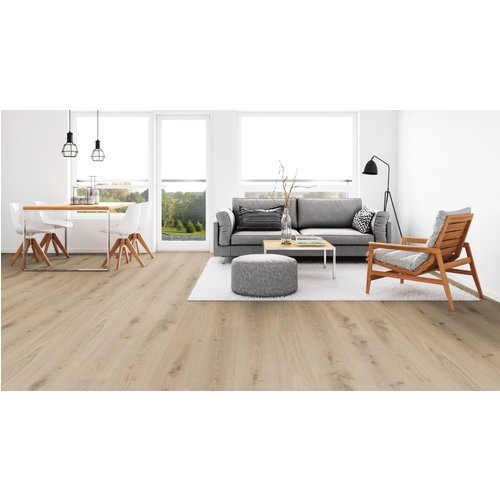 Suelo vinílico spc clic primary rb extrem efecto madera natural beige