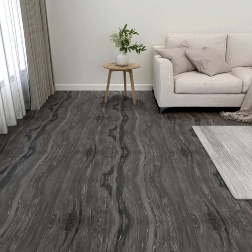 Maison exclusive - tarimas de suelo autoadhesivas 20 uds pvc 1,86 m² gris oscuro