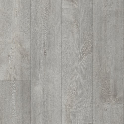 Suelo vinílico textil - black edition - aspecto parquet - roble gris - rollo 3m x 4m