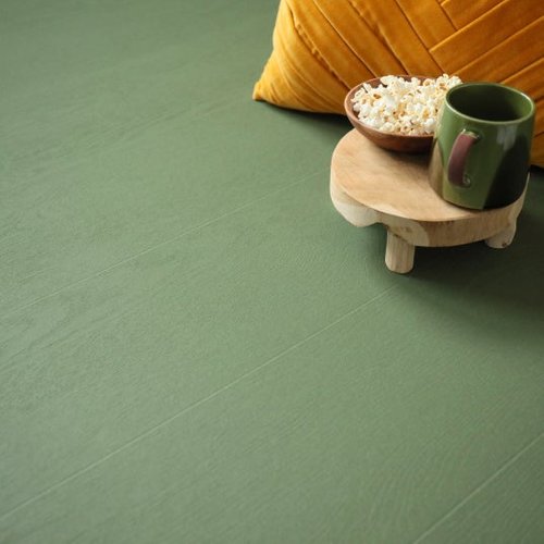 Resistance vinyl flooring pro - parquet vintage pintado - verde - rollo 2m x 21m