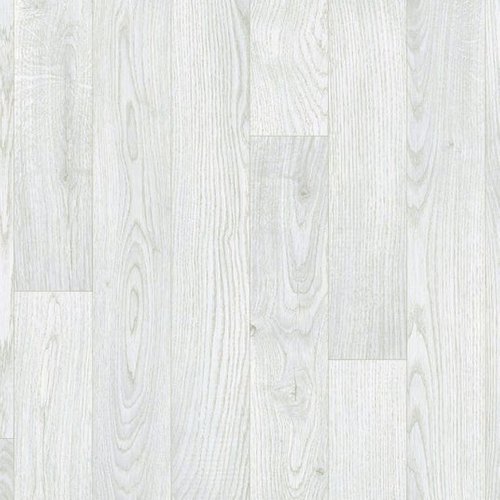 Link suelos vinílicos - imitación parquet blanco con vetas grises - rollo 2m x 4m