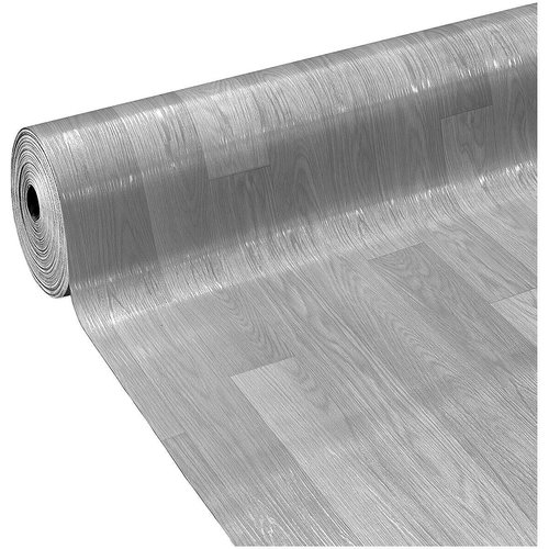 Suelo en pvc 100x2500 cm revestimiento rollo de vinilo 31 dimensiones parquet madera gris (h)