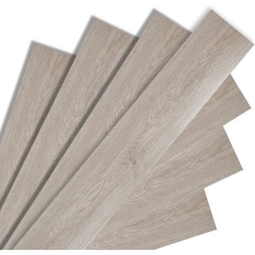 Suelo vinílico adhesivo de lamas de pvc, 35 piezas, 4,89 m², roble natural claro mate