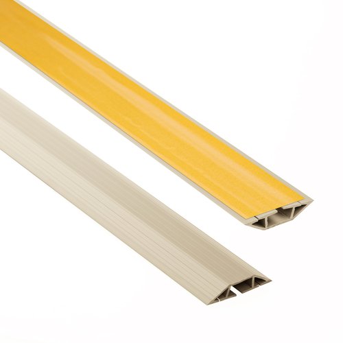 Quest canal para cables pvc [size}, autoadhesiva, trapezoidal, protección de cables,tira enmascarante para cables pkt, beige