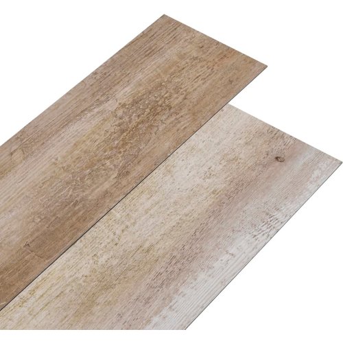 Lamas para suelo pvc autoadhesivas | tarimas de suelo | tarimas autoadhesivas madera deslavada 5,02m² 2mm cfw75252