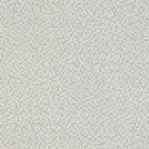 Pavimento vinílico - pequeños mosaicos plateados - gris - rollo 2m x 5m