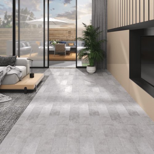 Maison exclusive - lamas para suelo de pvc autoadhesivas gris tierra 5,02 m² 2mm