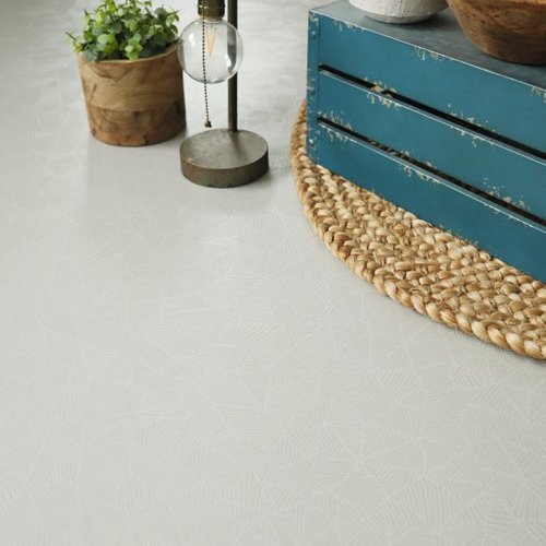 Pavimento vinílico táctil - organic fusion - gris perla - rollo 2m x 18m