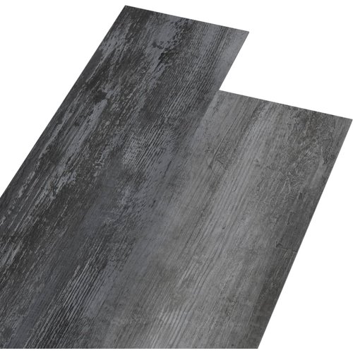 Lamas para suelo pvc autoadhesivas | tarimas de suelo | tarimas autoadhesivas gris brillante 5,02 m² 2 mm cfw15167