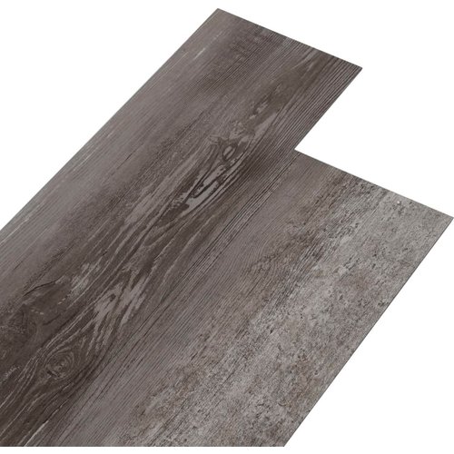 Lamas para suelo de pvc autoadhesivas | tarimas de suelo | tarimas autoadhesivas madera rayada 4,46 m² 3mm cfw20001