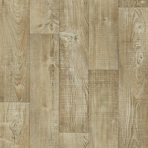 Pavimento de pvc best - parquet imitación alerce marrón claro - rollo 2m x 19m