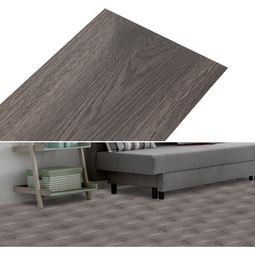 Parquet adhesivo vinilo pvc 28 piezas 3,92 m² night oak chêne noir