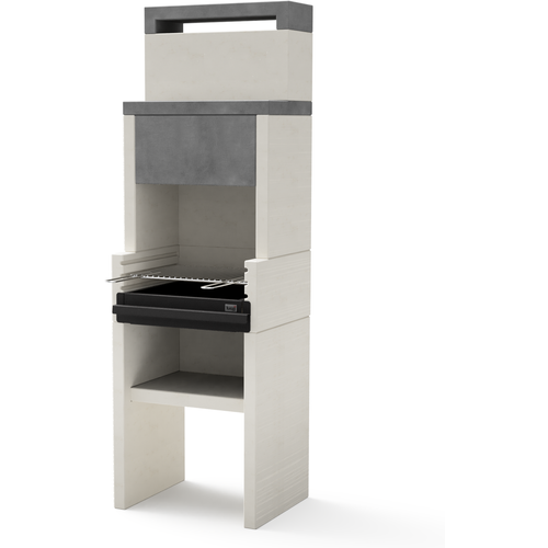 Barbacoa hormigón venit flex hotte