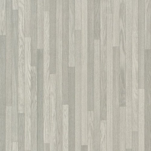 Economy textile vinyl flooring - narrow strip parquet - roble gris - rollo 2m x 14m