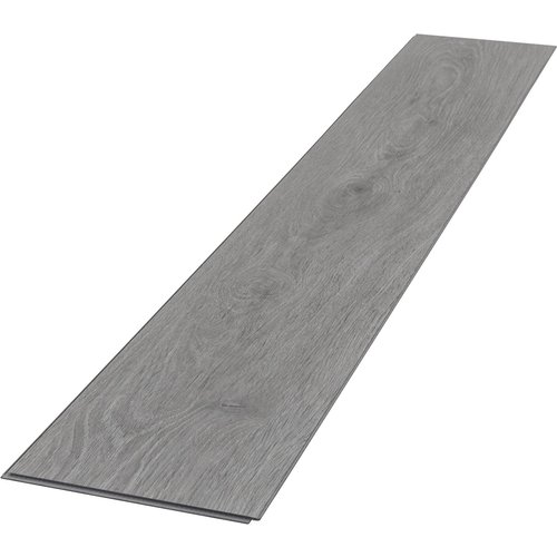 Suelo vinilo pvc lamas 3,08m²/14 planchas de click madera gris windswell hickory