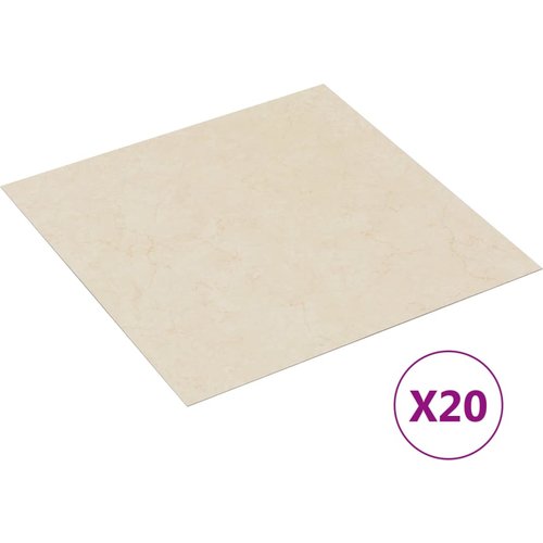 20 piezas lamas de suelo autoadhesivas | tarimas de suelo | tarimas autoadhesivas pvc 1,86 m² beige cfw67255