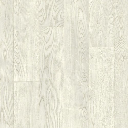 Suelo vinílico textil - black edition - aspecto parquet - roble blanco - rollo 4m x 3m