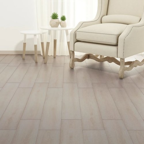 Maison exclusive - lamas suelo pvc autoadhesivas 5,21 m² 2 mm roble clásico blanco