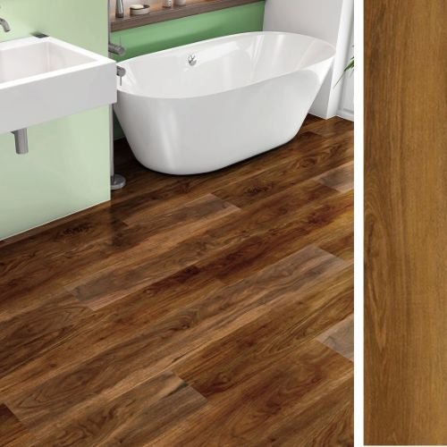 Suelo vinílico spc formato xl con subsuelo incorporado (6.5mm) en clic - 25 cajas (43.63 m²) roble caramelo