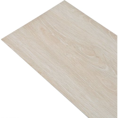 Lamas de suelo no autoadhesivas | tarimas de suelo pvc roble clásico blanco 2 mm cfw21046