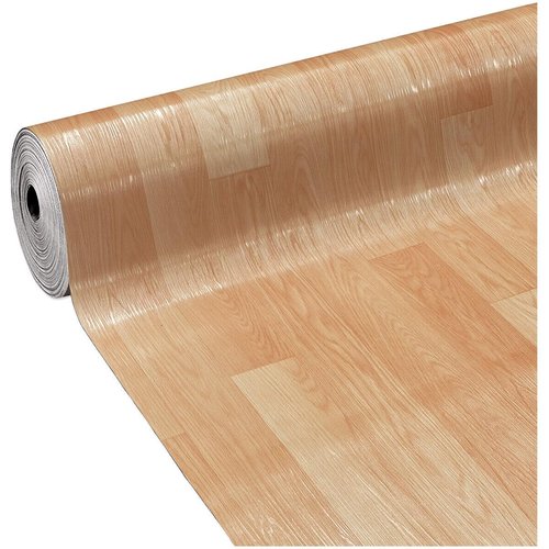 Suelo en pvc 100x1300 cm revestimiento rollo de vinilo 31 dimensiones efecto madera natural a listones (f)
