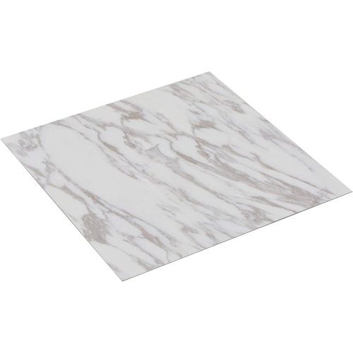 Lamas para suelo de pvc autoadhesivas | tarimas de suelo | tarimas autoadhesivas mármol blanco 5,11 m² cfw66464