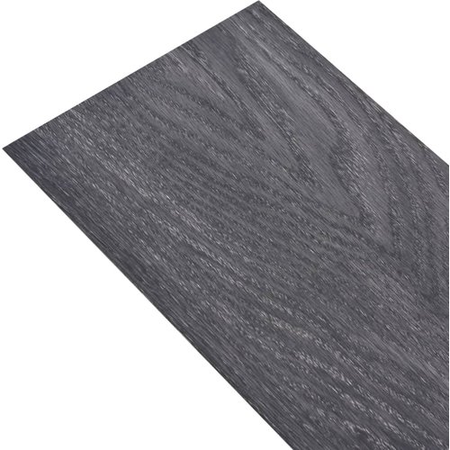 Lamas para suelo de pvc autoadhesivas | tarimas de suelo | tarimas autoadhesivas 5,02m² 2mm negro y blanco cfw69890