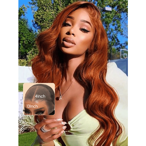 From 22'' UNice Spring Color Pre Everything 13x4 Lace Frontal Body Wave & Loose Wave Human Hair Wig