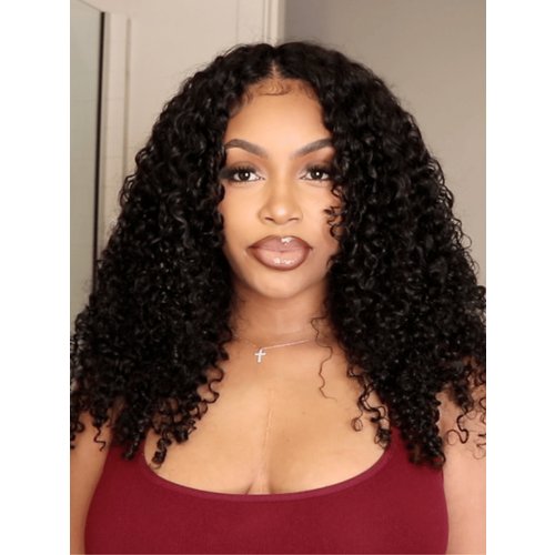 BOGO | UNice EasiContourTM V Part Minimal Leave Out Glueless Curly Wig 150% Density