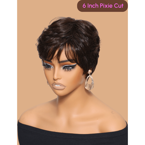 BOGO | 6 Inch Pixie Cut Human Hair Wig