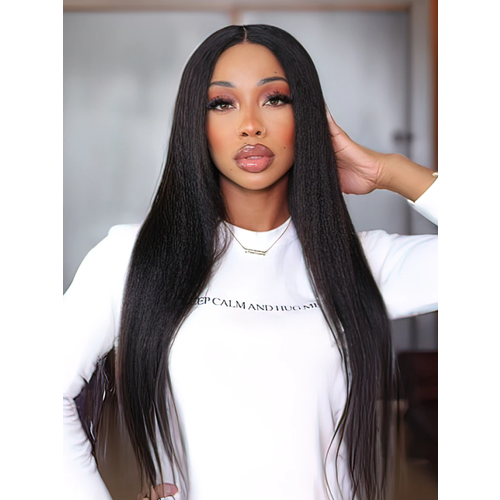 200% Density 13x4 Lace Front Pre Plucked with Baby Hair Straight Hair Wig