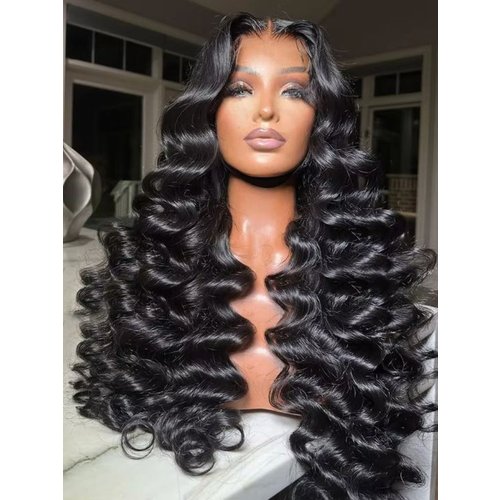 13x4 Pre-Everything™ Wig Lace Frontal Natural Black Loose Deep Wave 150% Density