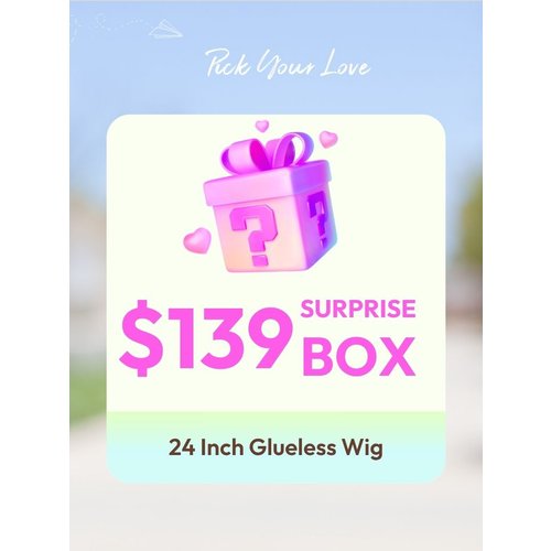UNICE $139 Surprise Box Win 24 Inch Glueless Wig Value $399-$499